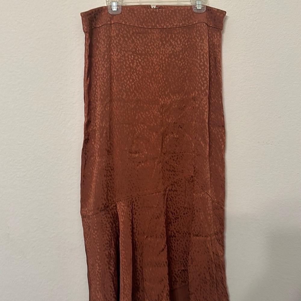 Madewell Rust Midi Skirt - Picture 5 of 13